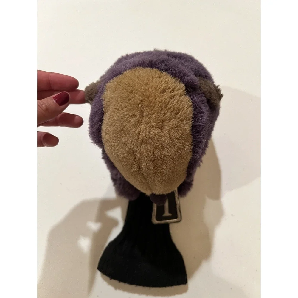 Caddyshack Golf Club Head, Gopher Plush, Driver Cover, Holding Golf Ball, Retro